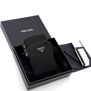 PRADA Mini-Handyhalter Tasche Schwarz 2ZT024 158666141 [P]
