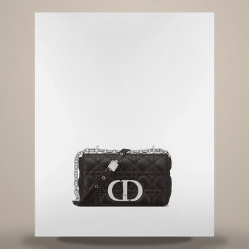 Dior Caro Small Bag Black Suppl Cowhide 158666168 [P]