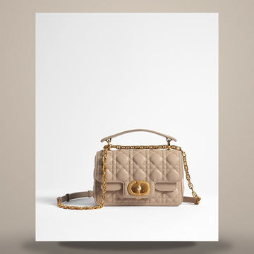 DIOR Jolie kleine Handtasche in pudrigem Beige in Cannage-Optik aus Kalbsleder M9271UBHI_M51U 158666178 [P]