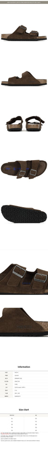 BIRKENSTOCK Karaffe Arizona Wildleder Slide Sandalen 158666201 [P]