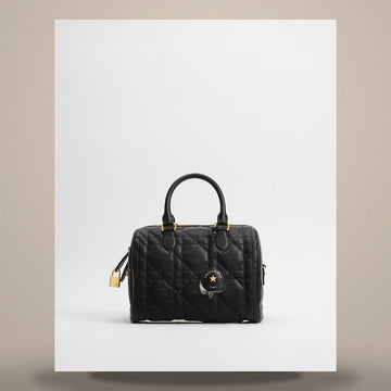 Dior Soft Groove 25 Bag Black Macro Canage Calfskin M1383UBOL_M900 158666206 [P]
