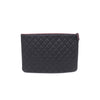 CHANEL Classic Large Clutch Bag A69251 Black Caviar with Silver CC 123456 158666272 [P]