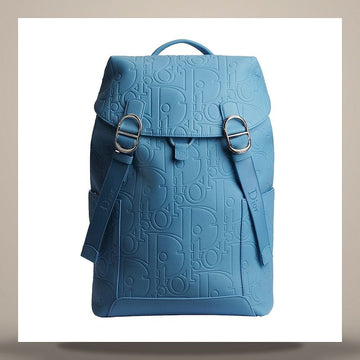 DIOR Jet Flap Rucksack Myosotis Blau Gravity Leder 158666273 [P]