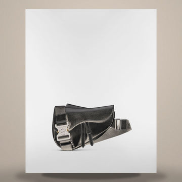 DIOR Saddle Bag aus schwarzem Rindsleder 1ADPO093YKK_H00N 158666331 [P]