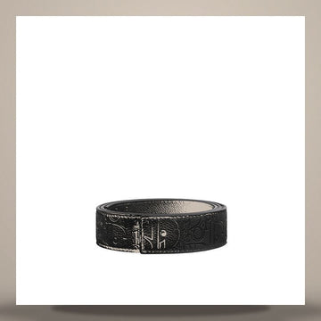 Dior Reversible Belt Strap Black Gravity Leather & Black Grain Calfskin 35mm 4800ZZFLG_H00N 158666372 [P]