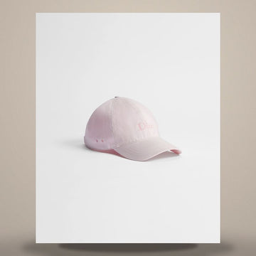 Dior Riviera Mariniere De Player Cap Light Pink Silk Cotton 158666378 [P]