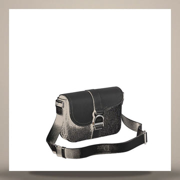 Dior Saddle Heritage Flap Strap Bag Black Oblique Jacquard & Black Grain Calfskin 1ADPO478YKV_H03E 158666481 [P]