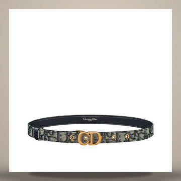 DIOR Saddle Gürtel Blau Oblique Jacquard 20mm 158666516 [P]