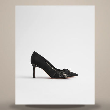 Dior Pumps Black Fringe Grogain KDV190GGN_S900 158666522 [P]