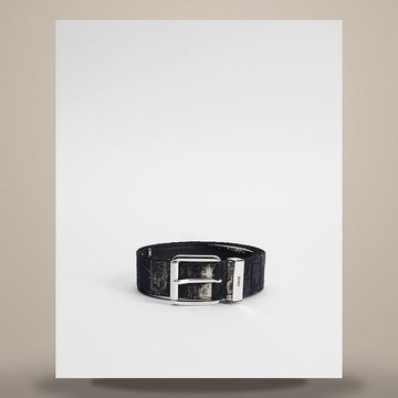 Dior Black Oblique Jacquard & Black Grained Calfskin Belt 35mm 4333PLYSE_H03E 158666578 [P]