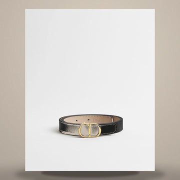 Dior Reversible CD Icon Belt Black & Trench Smooth Calfskin 20mm B1012GWJB_M62I 158666591 [P]