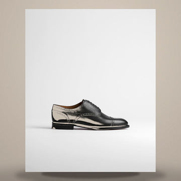DIOR Derby Brogue in schwarzem, glattem Kalbsleder 158666761 [P]