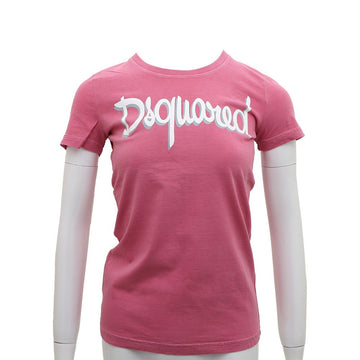 DSQUARED2 Weißes und graues Logo T-Shirt aus Baumwolle 158667109 [P]