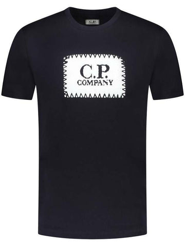 CP COMPANY 301 ジャージー ラベル スタイル ロゴ Tシャツ 133021061 [P]