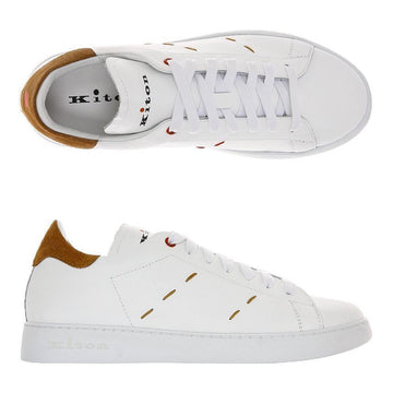 Kiton Bianco/Terra Stitch Sneakers 61760617 [P]