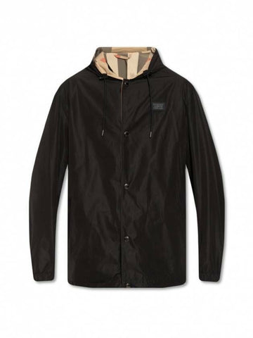 Burberry Reversible Check Recycled Polyester Hooded Jacket 8043403 133027043 [P]