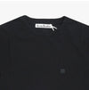 ACNE STUDIOS CL0311 BLACK (900) Langarm-T-Shirt mit Logo-Patch 145682985 [P]
