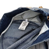 BALMAIN Goldene Knopf-Zipper Biker-Jeans 158667245 [P]