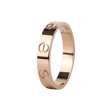 Cartier Love Ring Small (Mini) 52 Size in Pink Gold 37563 158667297 [P]
