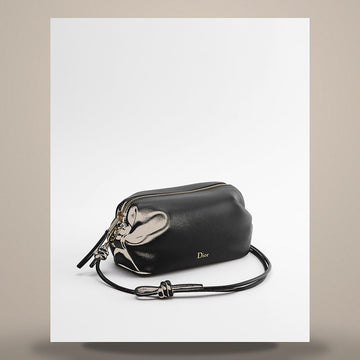 Dior Bow Pouch Black Suppl Lambskin S3900OQWC_M900 158667317 [P]