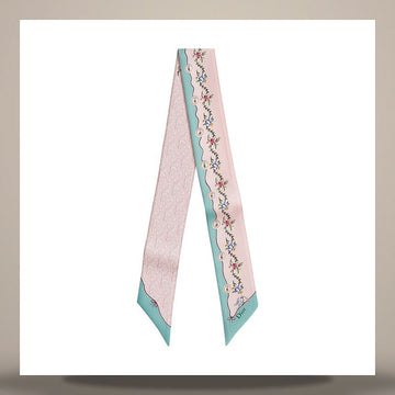 DIOR Revolutionär Blumen-Michel-Schal aus Seidentwill in Pink Multi 158667517 [P]
