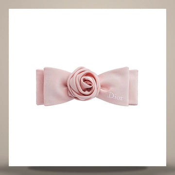 Louis Vuitton Mr. Dior Hairpin Rose Songju Grogain-Effect Technical Fabric 158667548 [P]