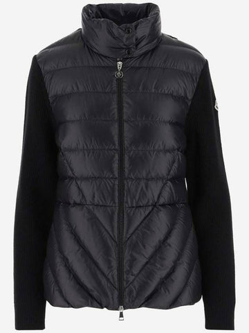 MONCLER トリコットパディングウールカーディガン 133041933 [P]