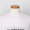 Burberry Pink Logo Print Stretch Cotton Oversized T-Shirt L(100) 158667663 [P]