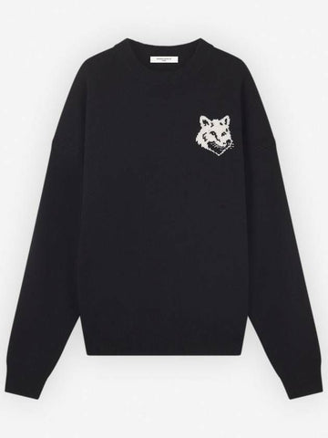 Maison Kitsune Fox Head Intarsia Comfort Jumper 133043073 [P]