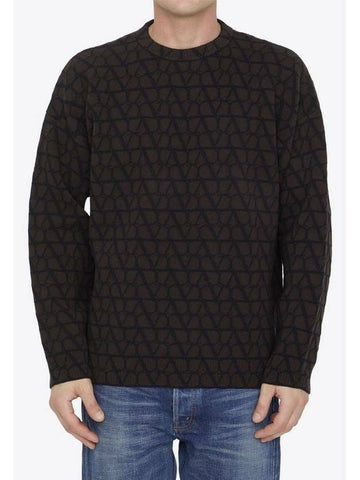 VALENTINO クルーネックウールセーター 3V3KC27A 9K3 MYW 133044541 [P]