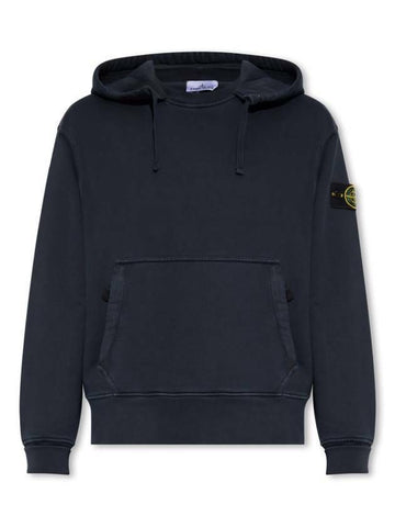 STONE ISLAND ヘビーテクスチャーフリースフードスウェットシャツオーバーサイズフィット791566455V0120 133071904 [P]