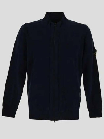 STONE ISLAND Soft Organic Cotton Full-Zipper Cardigan Knit Regular Fit 8015542B2 V0020 133075659 [P]