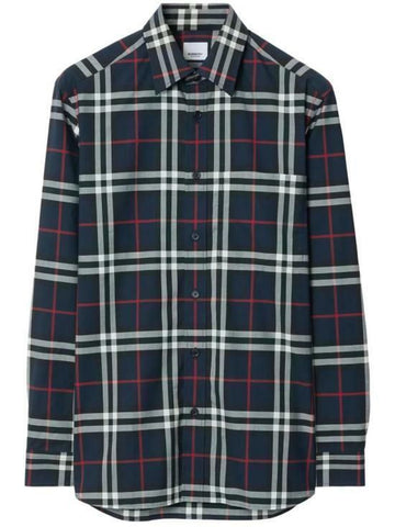 Burberry Check Cotton Shirt 142645719 [P]
