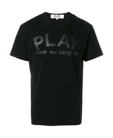 COMME DES GARCONS Logo Schwarzes T-Shirt 151055409 [P]