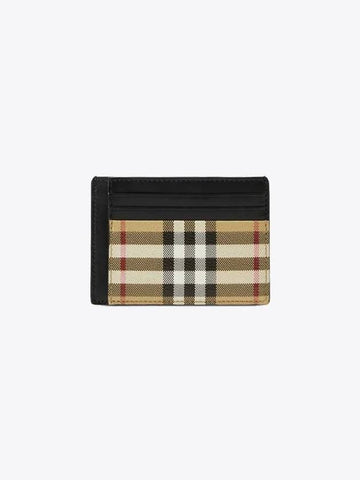 Burberry Check Money Clip Card Case Vintage Money 8069821 151055912 [P]