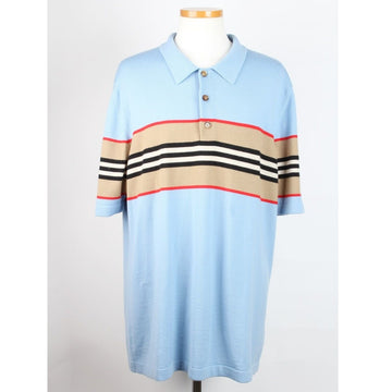 BURBERRY Vintage-Check PK Kurzarm Strick T-Shirt XXL(110) 158669611 [P]