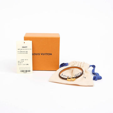 LOUIS VUITTON ヒストリック ミニ モノグラム ブレスレット ゴールド 158542092 [P]