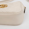 Gucci GG Marmont Small Matelassé Leather Shoulder Bag White 158542048 [P]