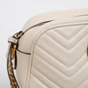 Gucci GG Marmont Small Matelassé Leather Shoulder Bag White 158542048 [P]