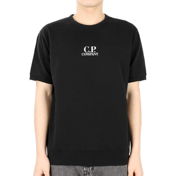 CP Company Men's Logo Printed T-Shirt (Black) 14CMSS183A 002246G 999 54739795 [P]