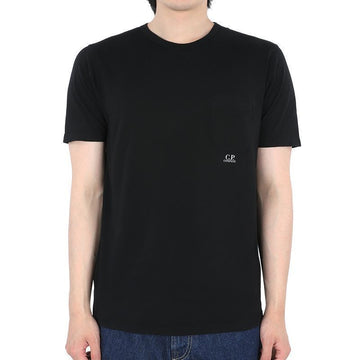 CP Company Men's Mini Logo Pocket Short Sleeve T-shirt (Black) 14CMTS182A 005431G 999 54739776 [P]