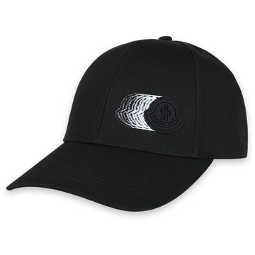 MONCLER Herren Schwarze Logo-Patch Baseballcap 3B00034 0U082 999 146261401 [P]