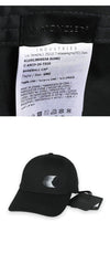 Moncler Men's Black Logo Patch Baseball Cap 3B00034 0U082 999 146261401 [P]