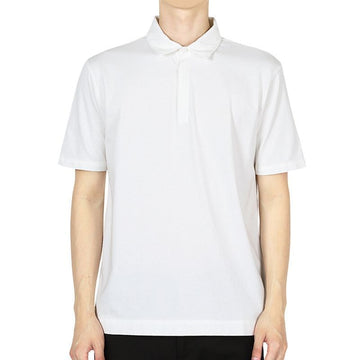 CP Company Men's Embroidered Logo Jersey PK Short Sleeve (Ivory) 18CMPL290A 006057O 103 137645734 [P]