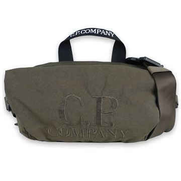 CP COMPANY メンズ プレイン ペーパー タッチ ベルト バッグ (カーキ) 18CMAC298A 110188G 683 136237504 [P]