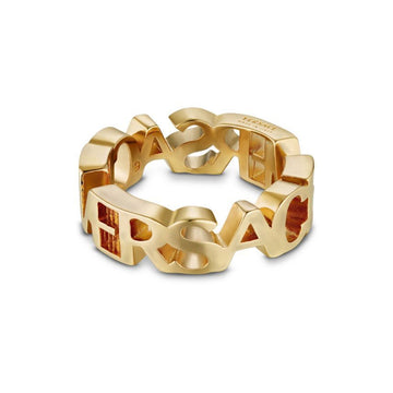 VERSACE Ring mit Logo-Gravur 1020684 1A00620 3J000 146962516 [P]