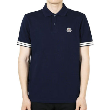 MONCLER モンクレール メンズ ワッペン パッチ PK 半袖(ネイビー) 8A00020 89A16 7A9 132401196 [P]