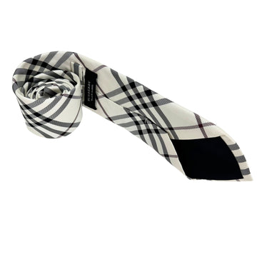 BURBERRY Schwarze Krawatte mit Karomuster 6VBUN44524 158672840 [P]
