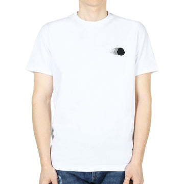MONCLER モンクレール メンズ グラフィック ビッグワッペン Tシャツ(ホワイト) 8C00028 89A17 001 131313489 [P]