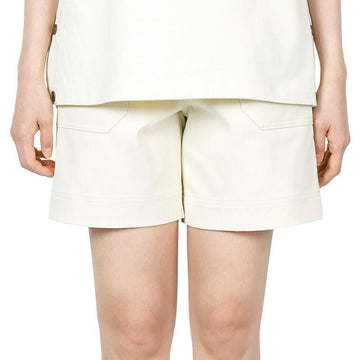 Moncler Women's Gabardine Bermuda Shorts (Ivory) 2B00003 59858 20N 130756435 [P]